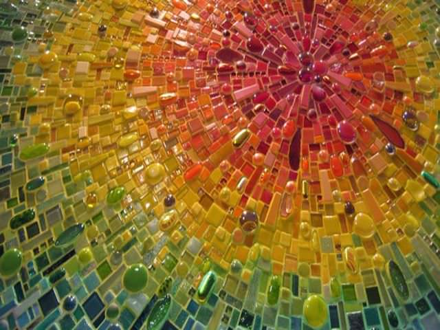 мозаика из стекла