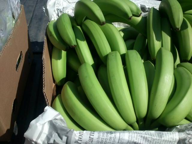 Зеленые бананы 