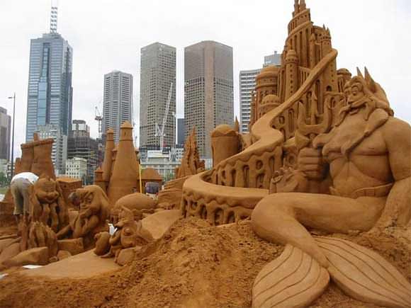 Скульптуры из песка: пыль времени
