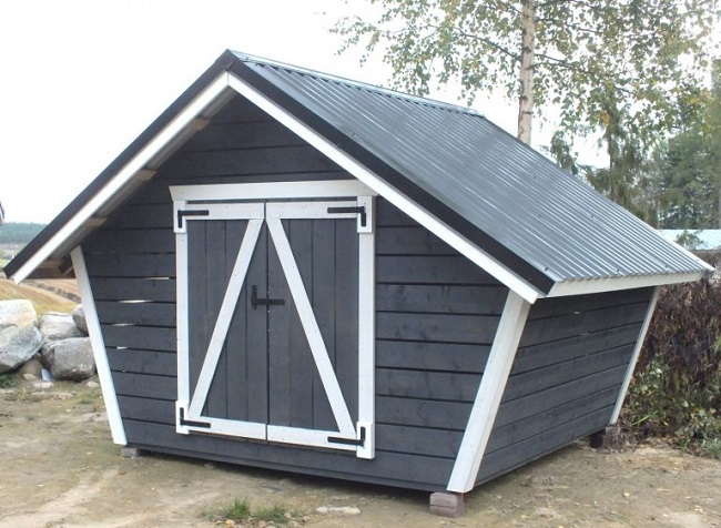 Как построить дровяной сарай на даче своими руками