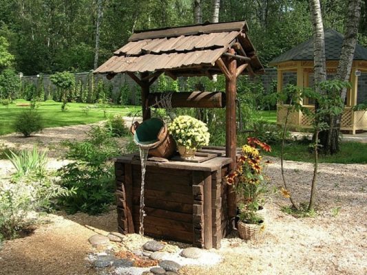 Березки, ручей и баня — 54 идеи оформления сада в русском стиле