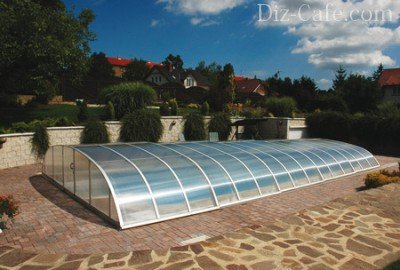 Навес для бассейна своими руками: строим поликарбонатную «крышу